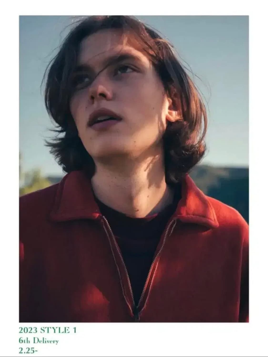 23AW a.presse 빈티지 하프집업 레드 3size 상품이미지9