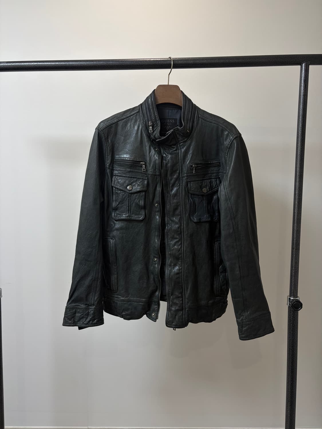 (XL) Guess 게스 락시크 양가죽 자켓 상품이미지3