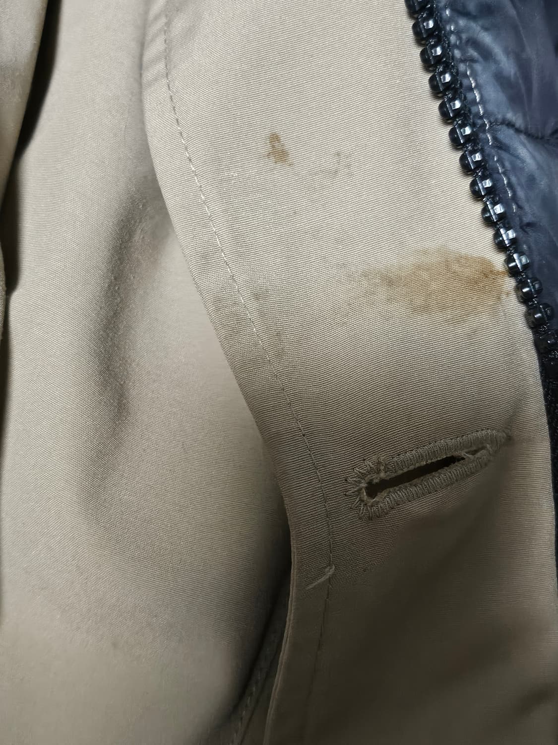 캐나다구스 덕다운 패딩 베이지 M 상품이미지7