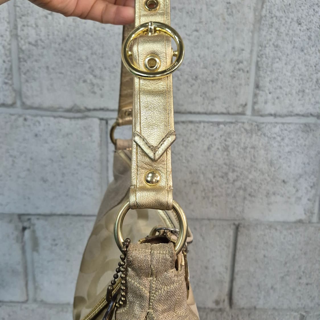 코치 메탈 패치워크 빈티지숄더백  상품이미지8