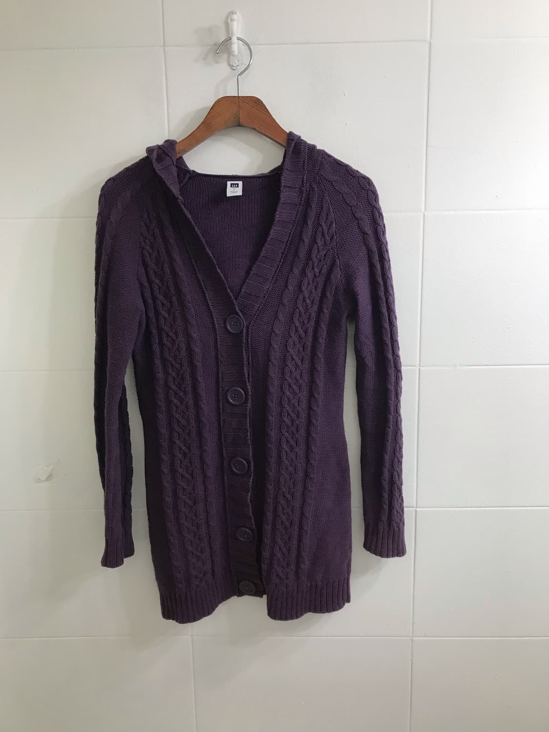 포도 하구미 패치워크 원피스 가디건 코디세트 상품이미지3