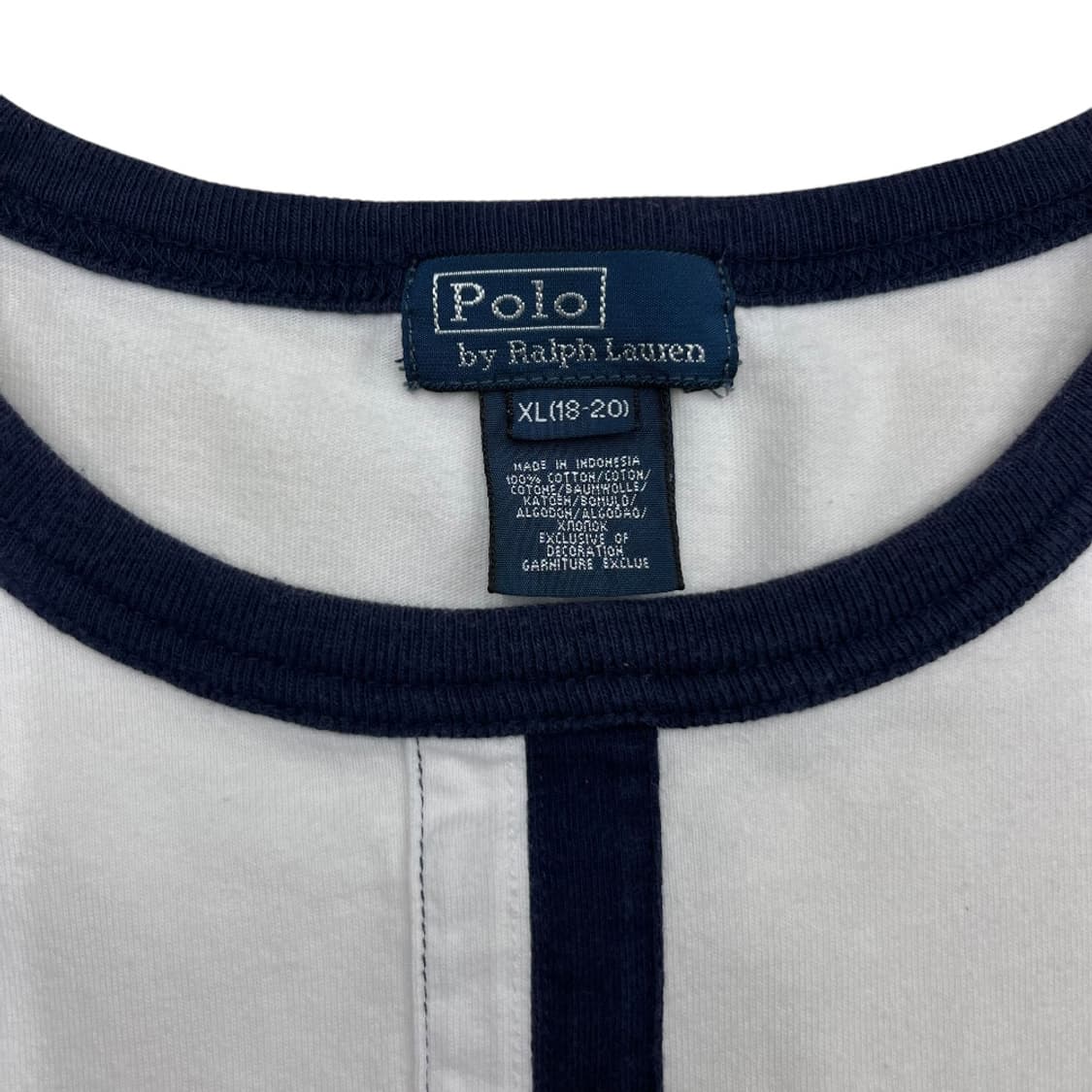 폴로 랄프로렌 빅포니 화이트 링거티 XL 상품이미지5