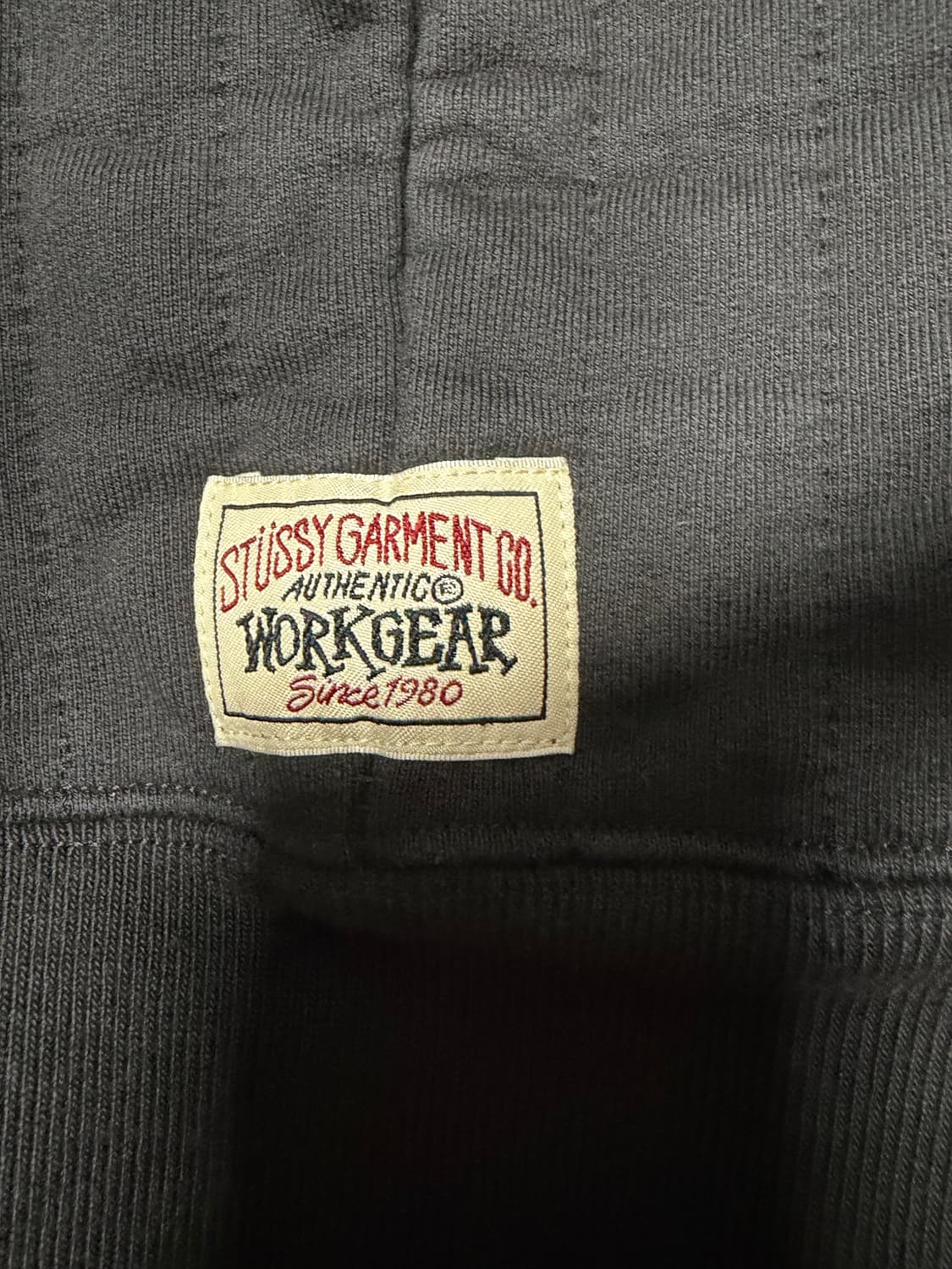 스투시 버티컬 퀄티드 후드집업 블랙 L 상품이미지4