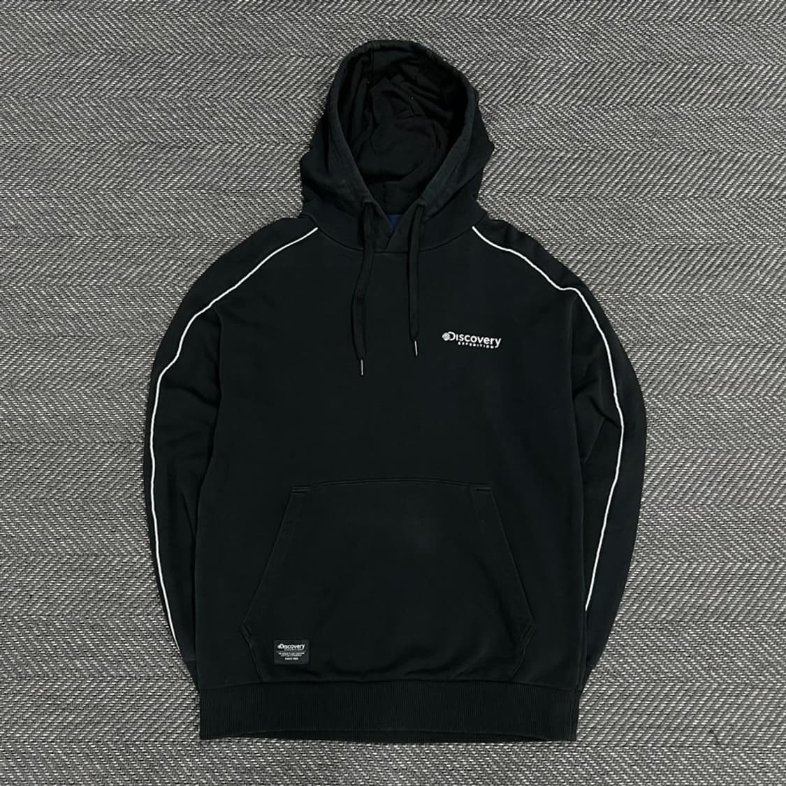 디스커버리 베이직 로고 후드티 v1156 상품이미지1