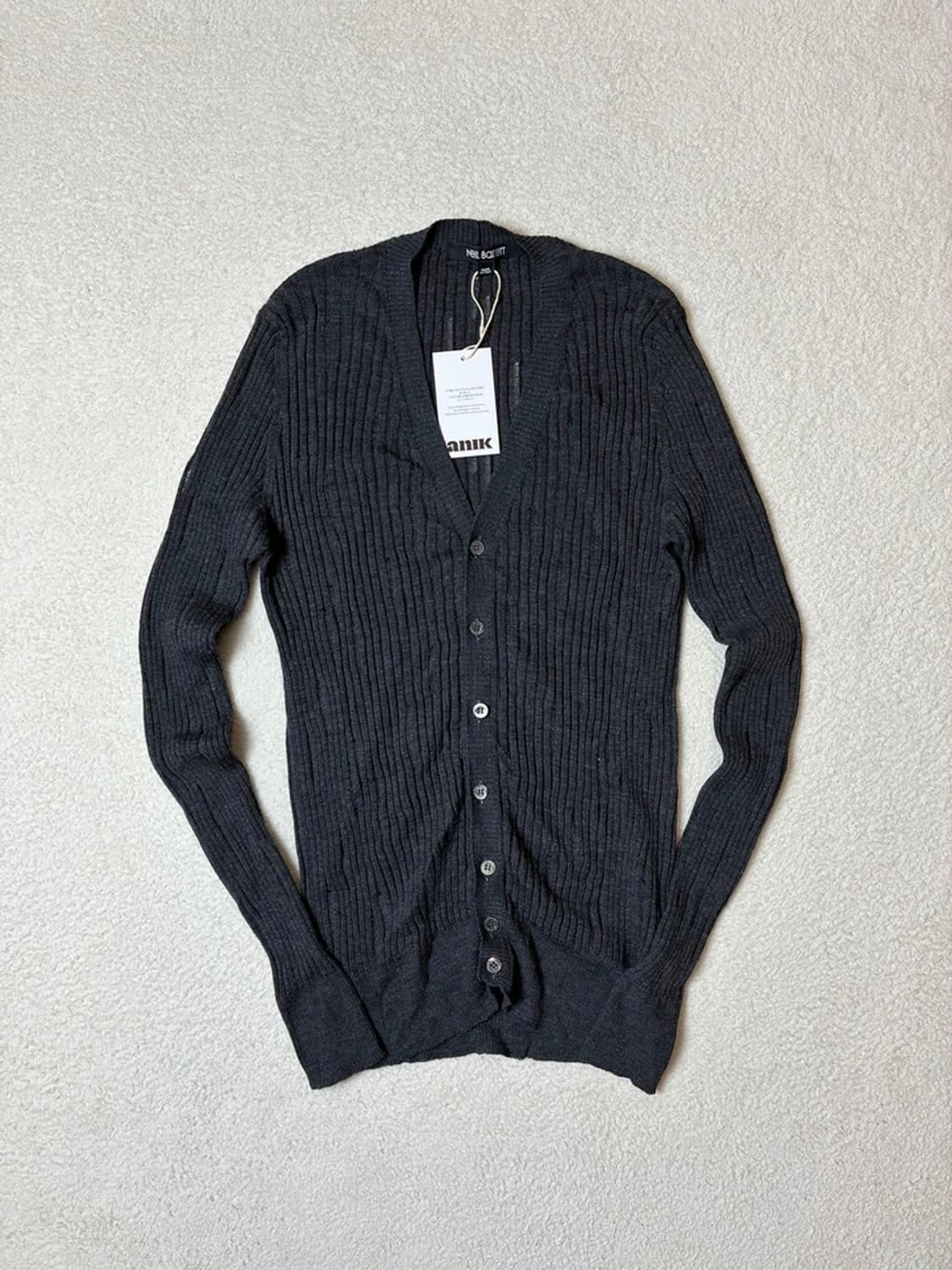 닐바렛 빈티지드 메리노울 니트 가디건 PN6447 상품이미지1