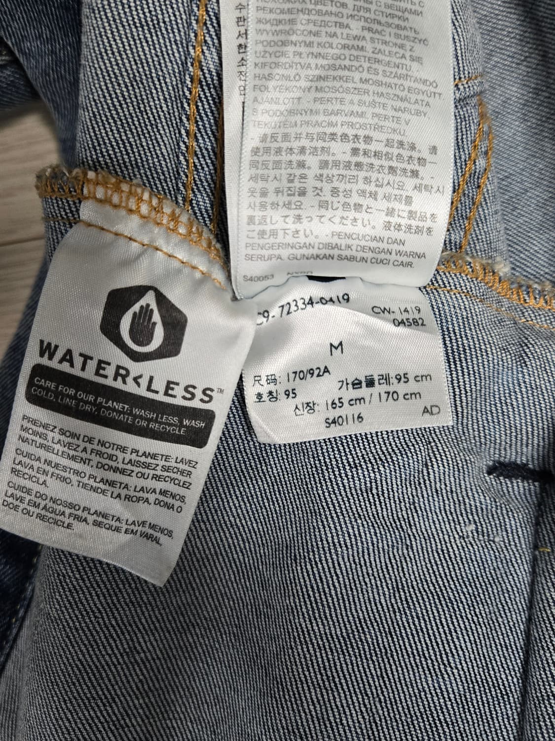 리바이스 데님 자켓 상품이미지4