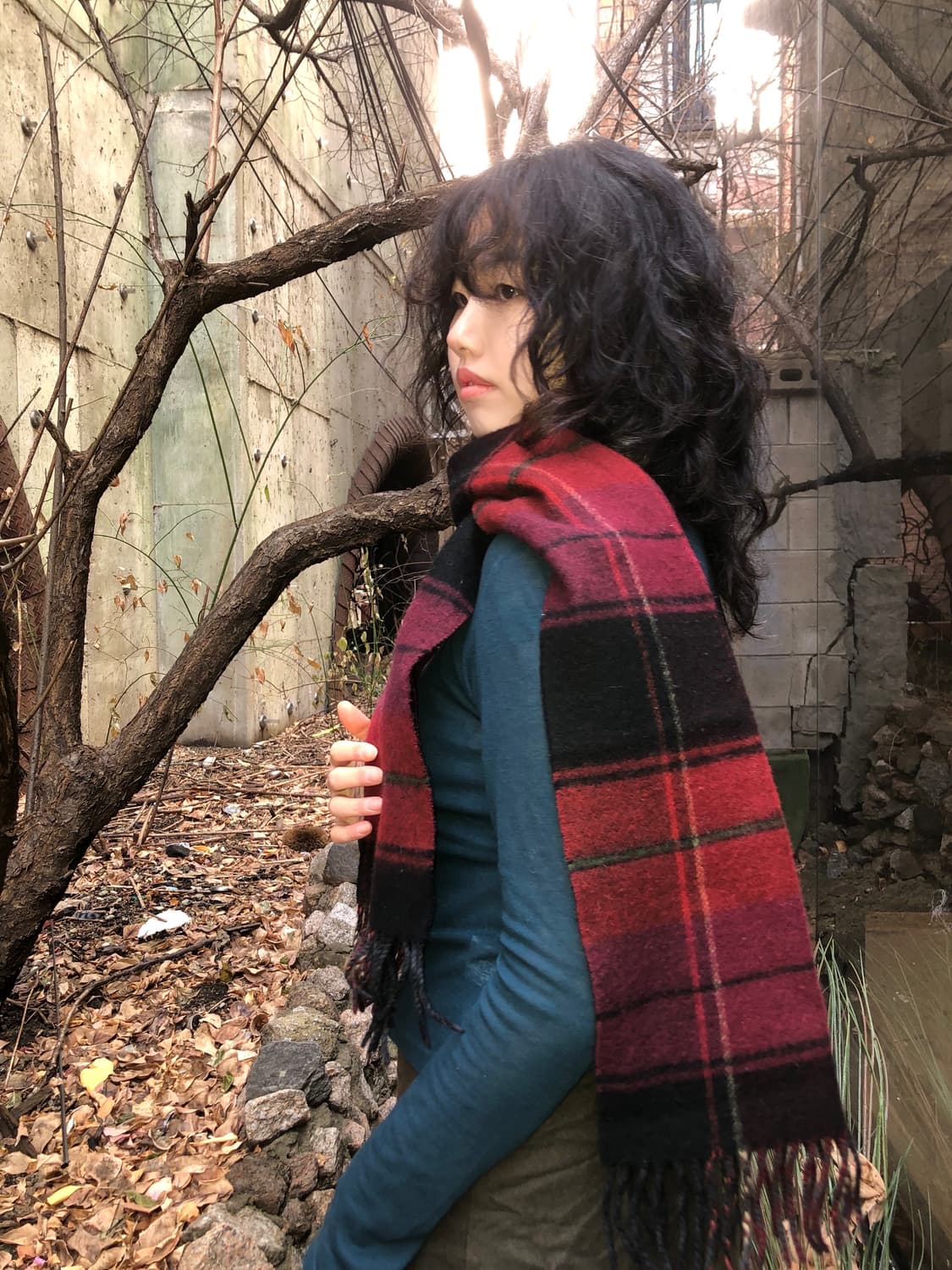 Balmain Red muffler 상품이미지1