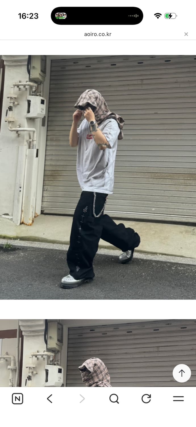 아오이로 스터드팬츠 13만원 상품이미지2