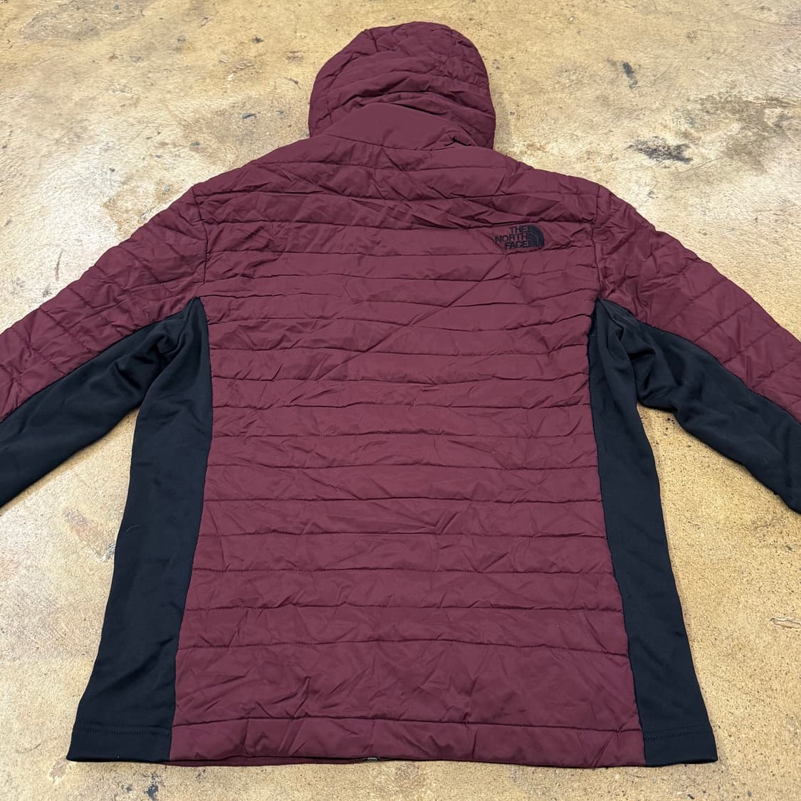 [정품/XL] 노스페이스 버건디 패딩 후드 자켓 b19 상품이미지4