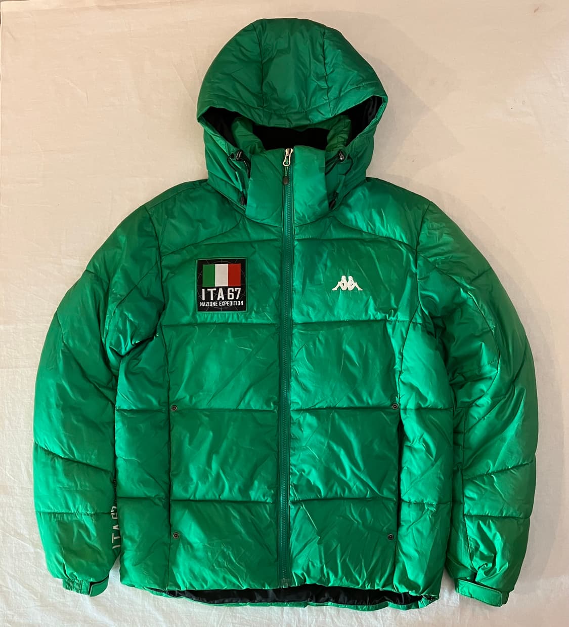 대장급 카파 이탈리아 치프키프 고프코어 패딩 그린 상품이미지1