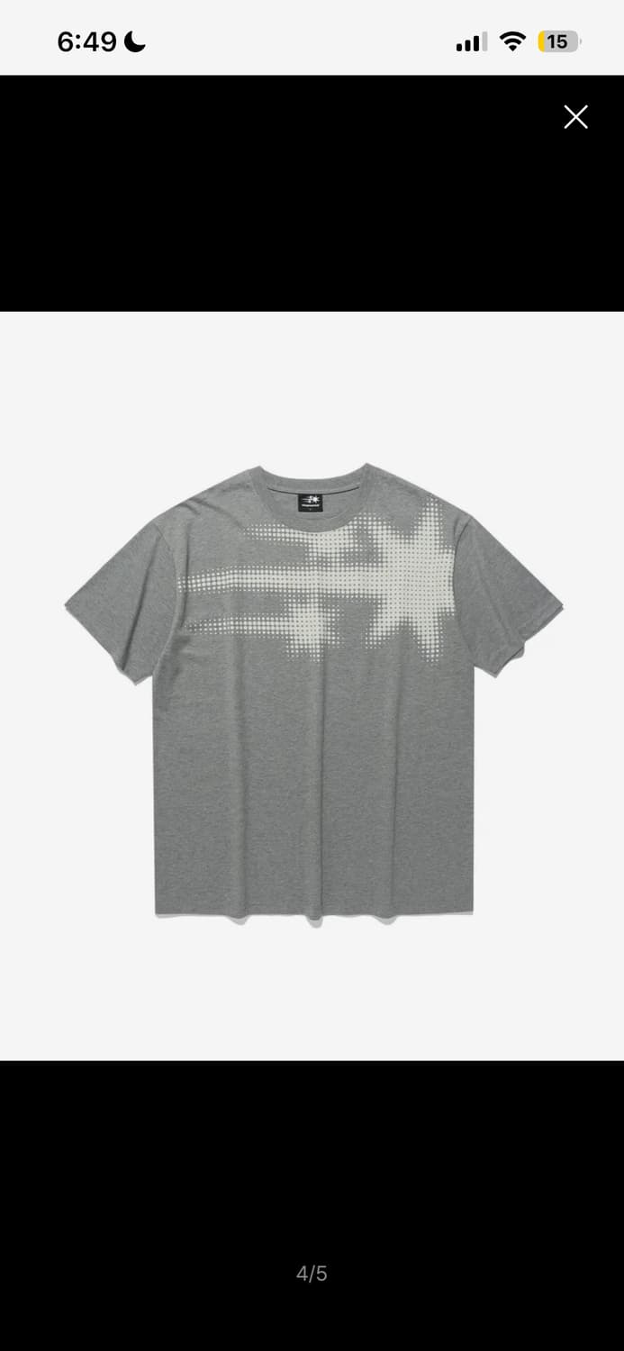 나이스고스트클럽 반팔 나고클 반팔 3STARHALFTONETEE 새상품 상품이미지3