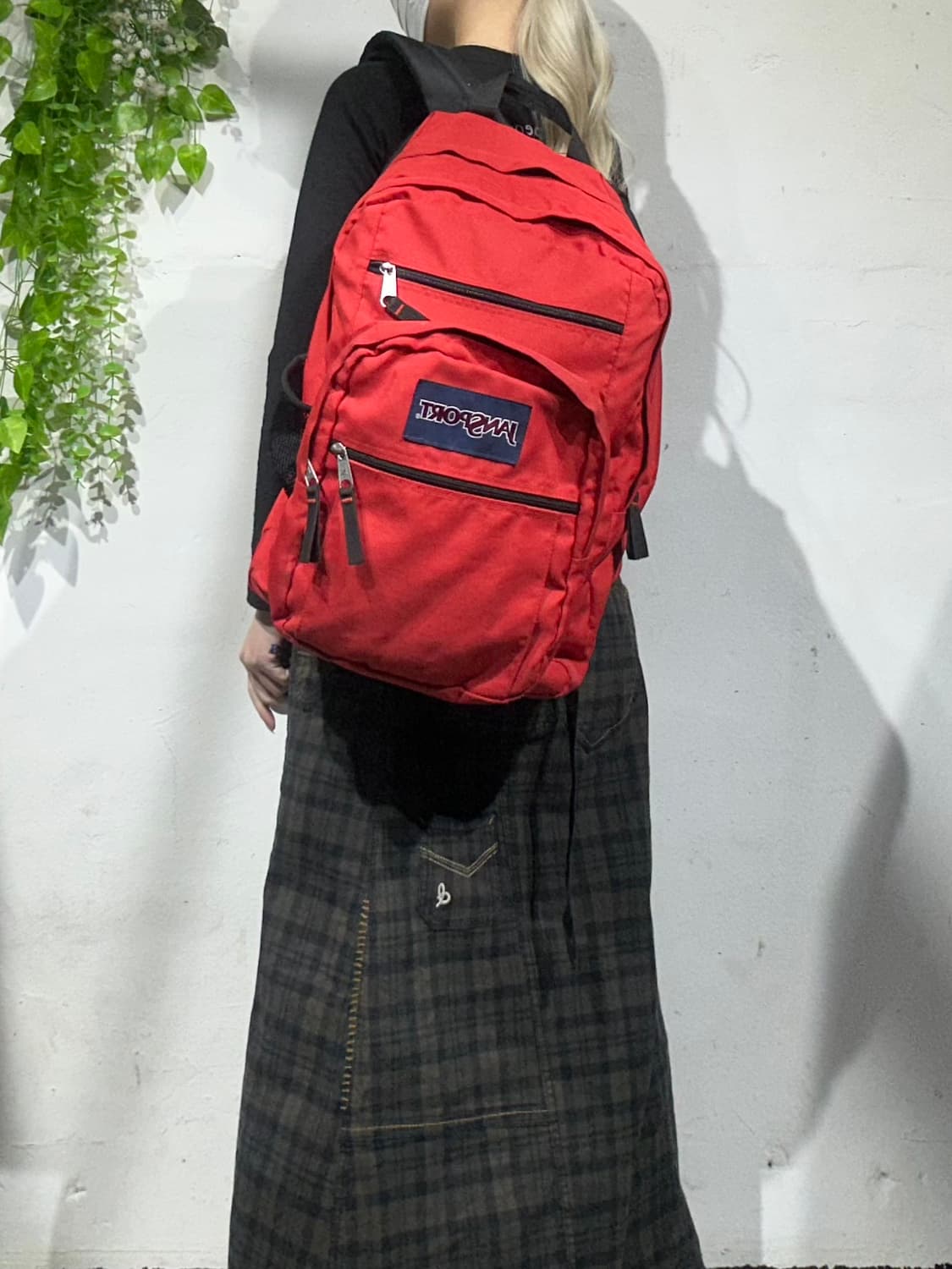 잔스포츠 레드 백팩 가방 상품이미지1