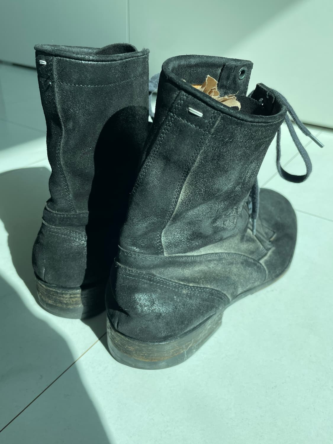 (RARE) 마르지엘라 스웨이드 컴뱃 부츠(*08 아카이브) 상품이미지5