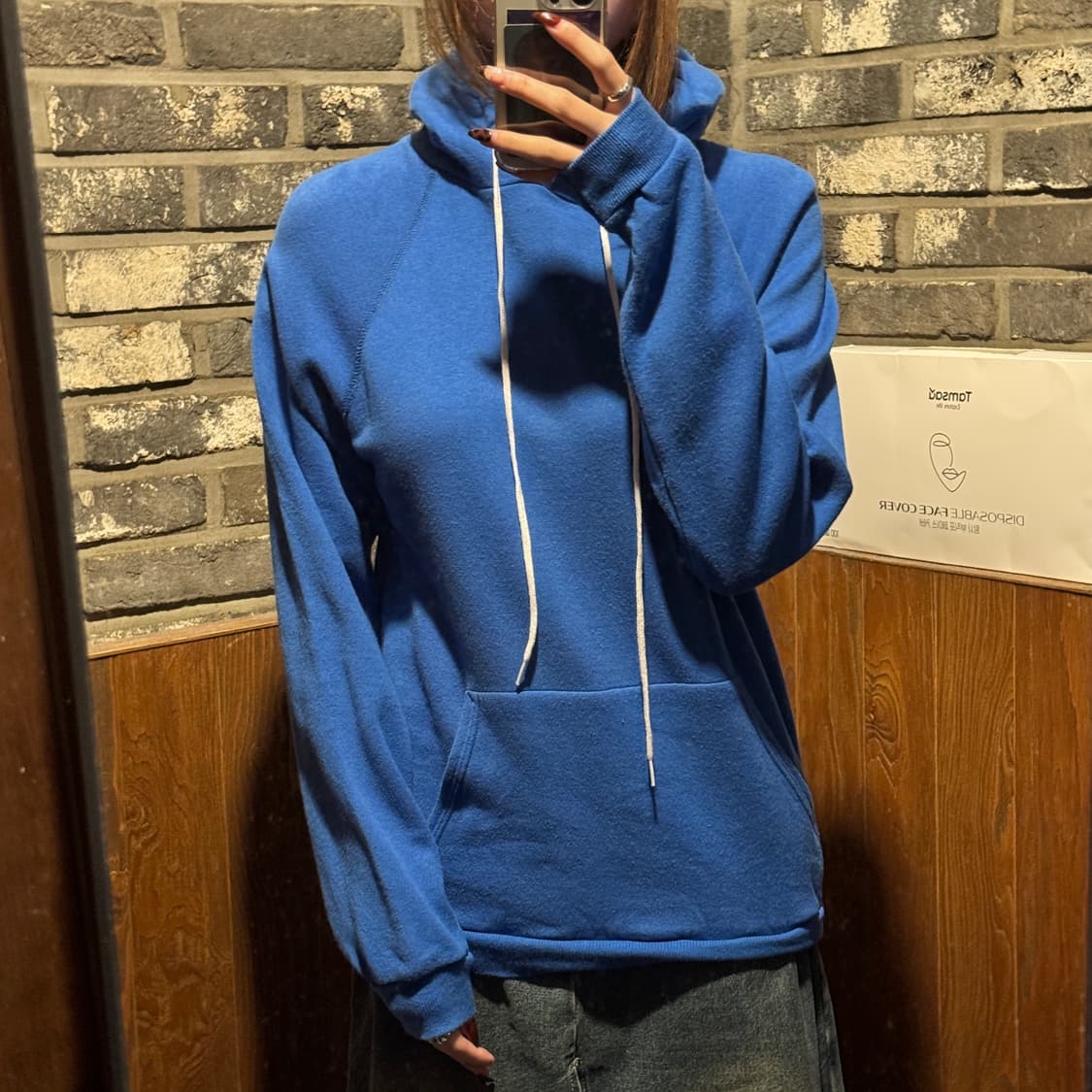 M) USA HANES 헤인즈 빈티지 스웻 후드티 상품이미지6