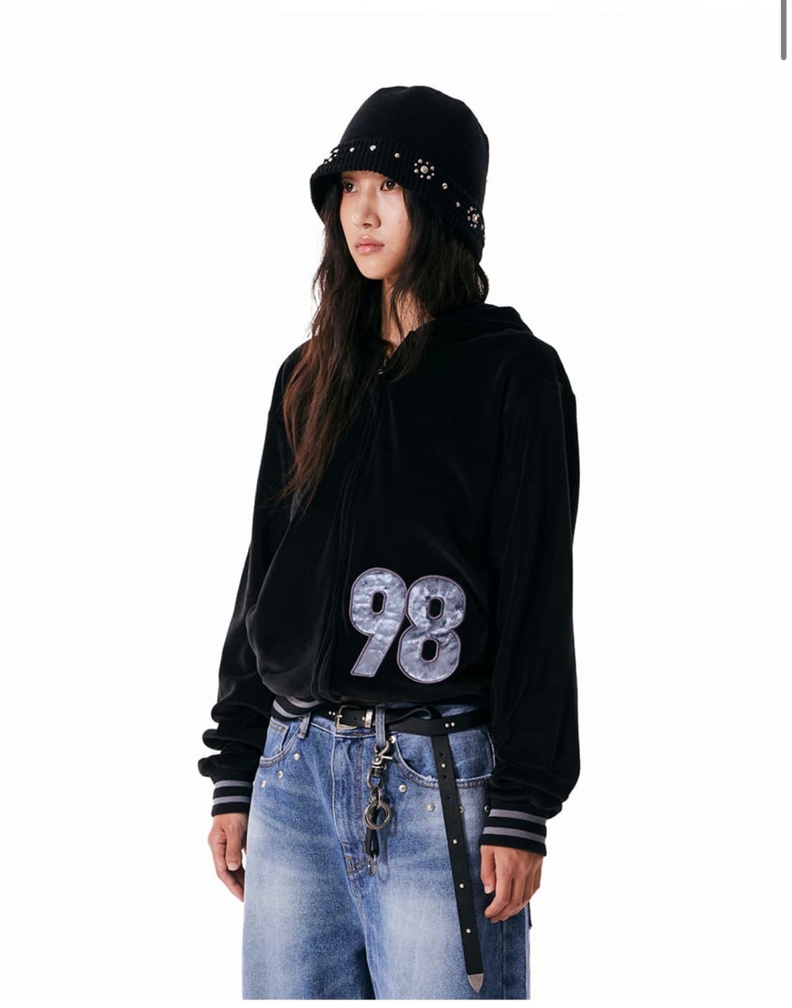 아캄 벨루어 98 후드집업 상품이미지3