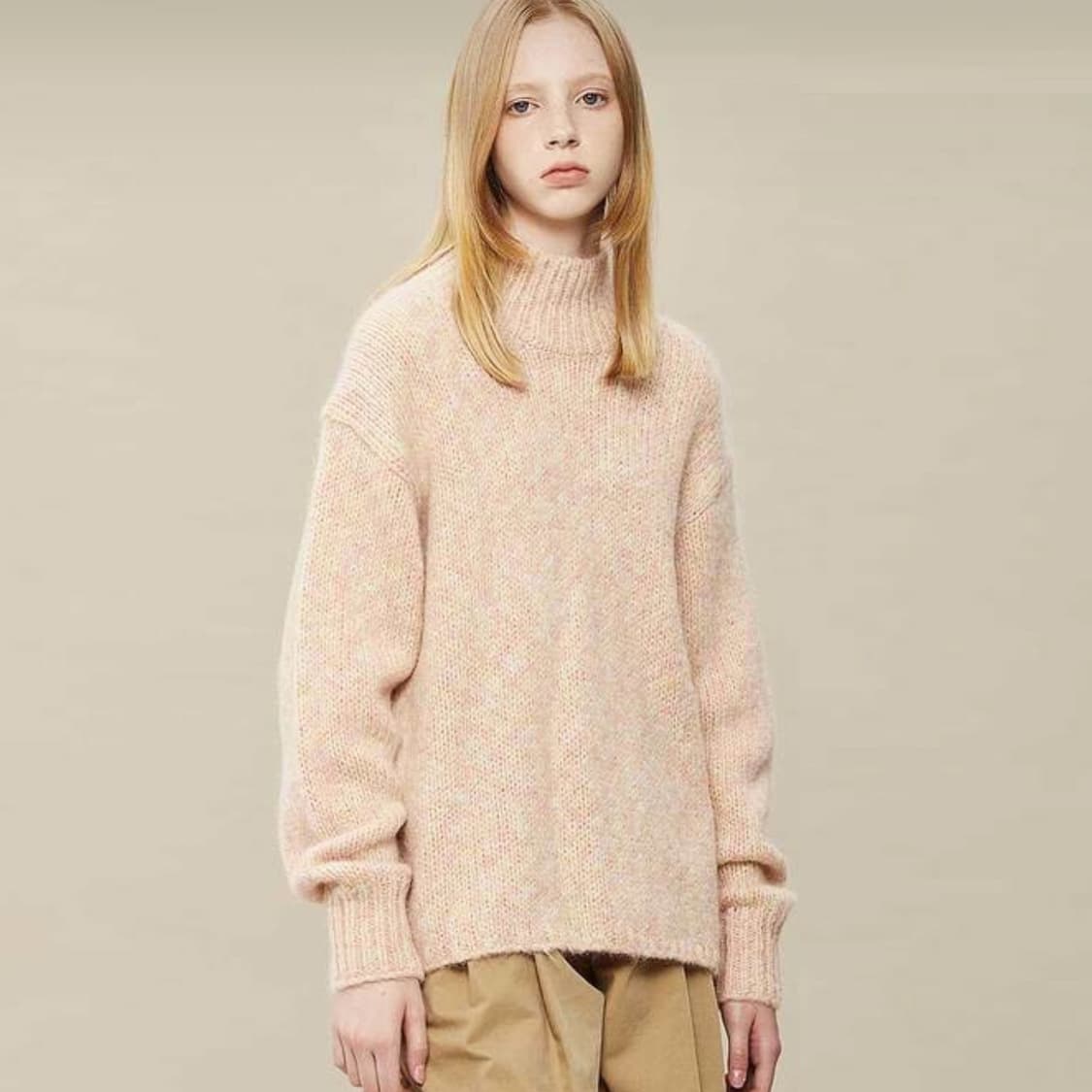 스튜디오톰보이(STUDIO TOMBOY) 알파카 터틀넥니트 새상품  상품이미지1