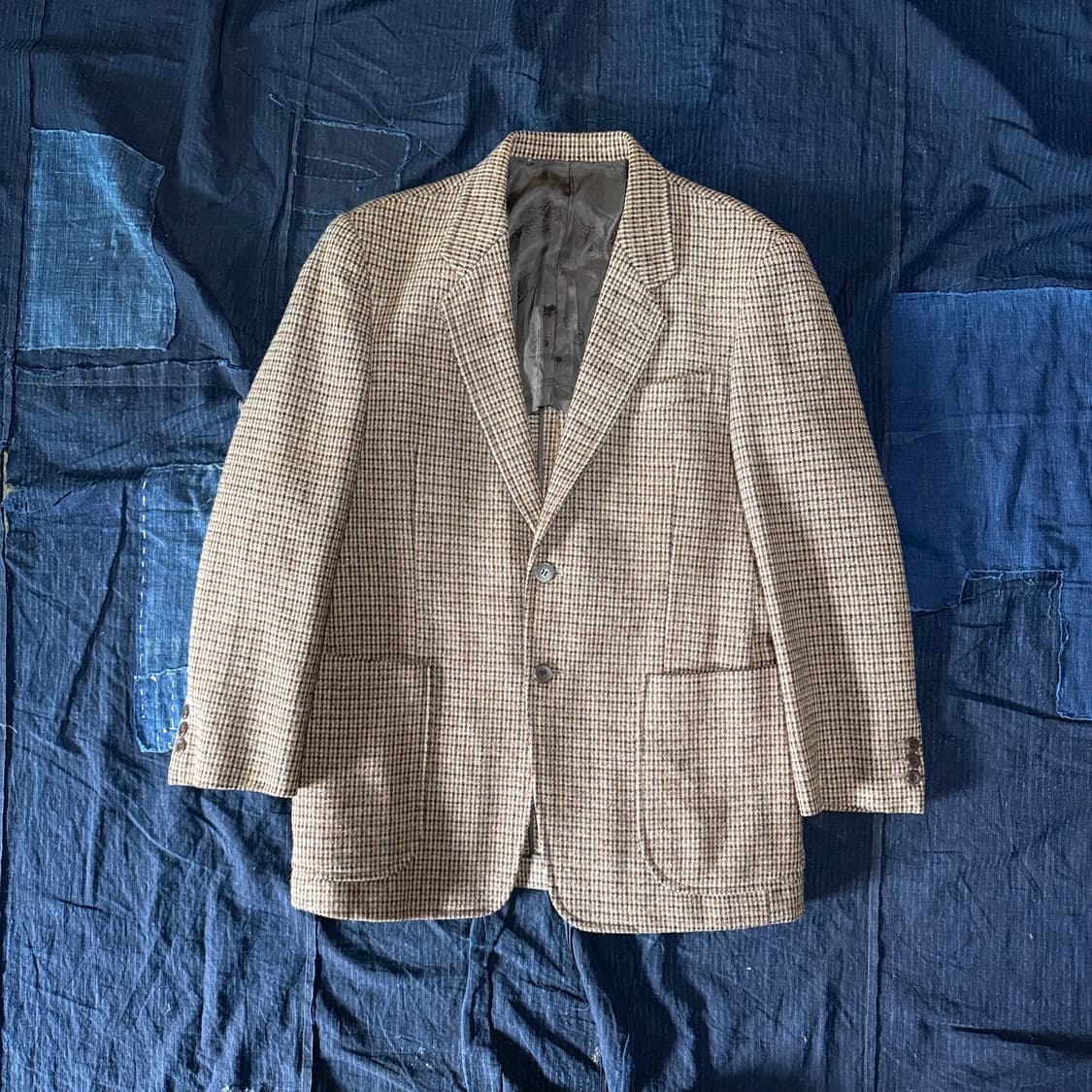 빈티지 트위드 울 자켓 100 상품이미지1