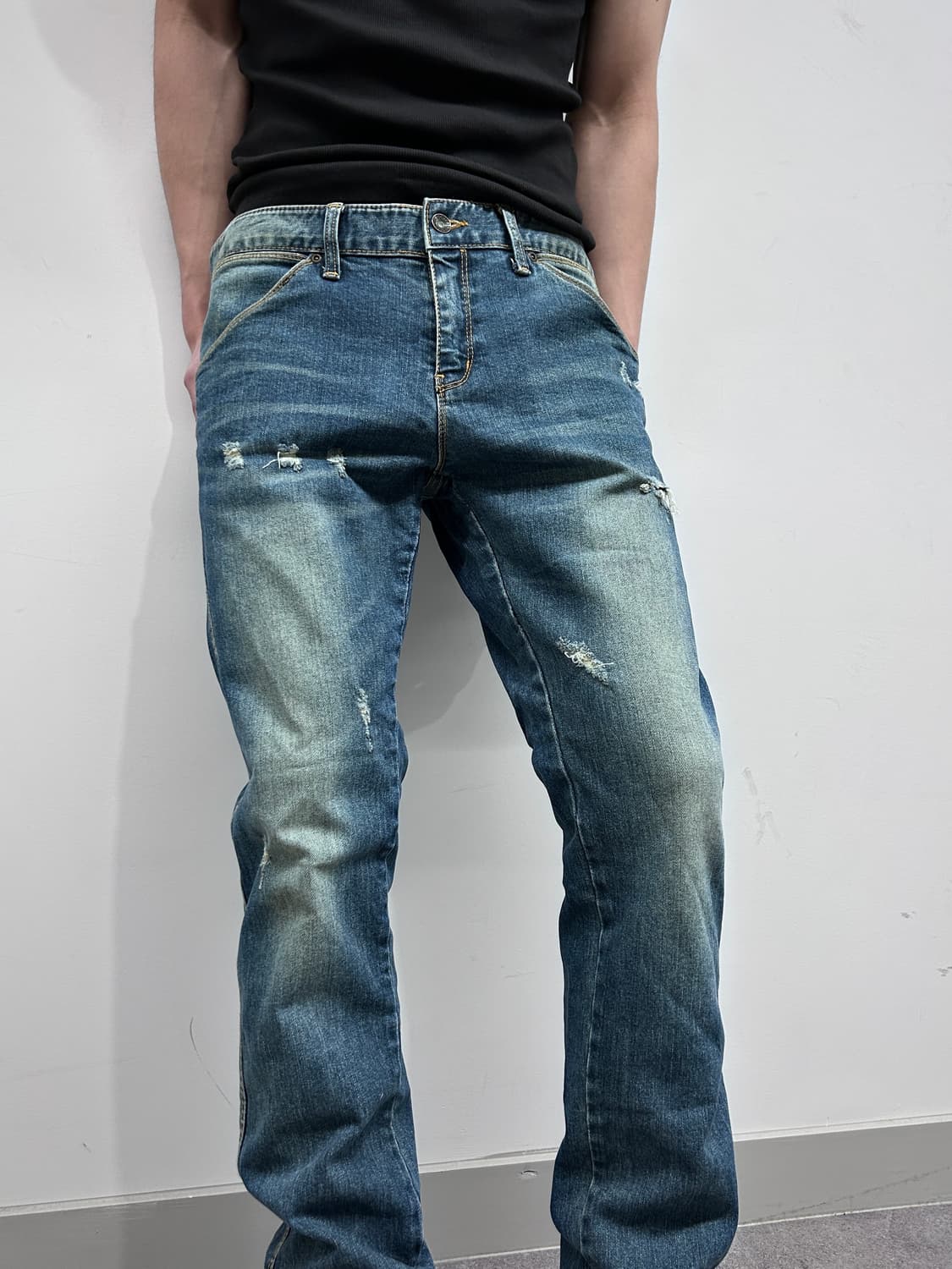 돌체앤가바나 신치백 슬림 스트레이트 데님 상품이미지2