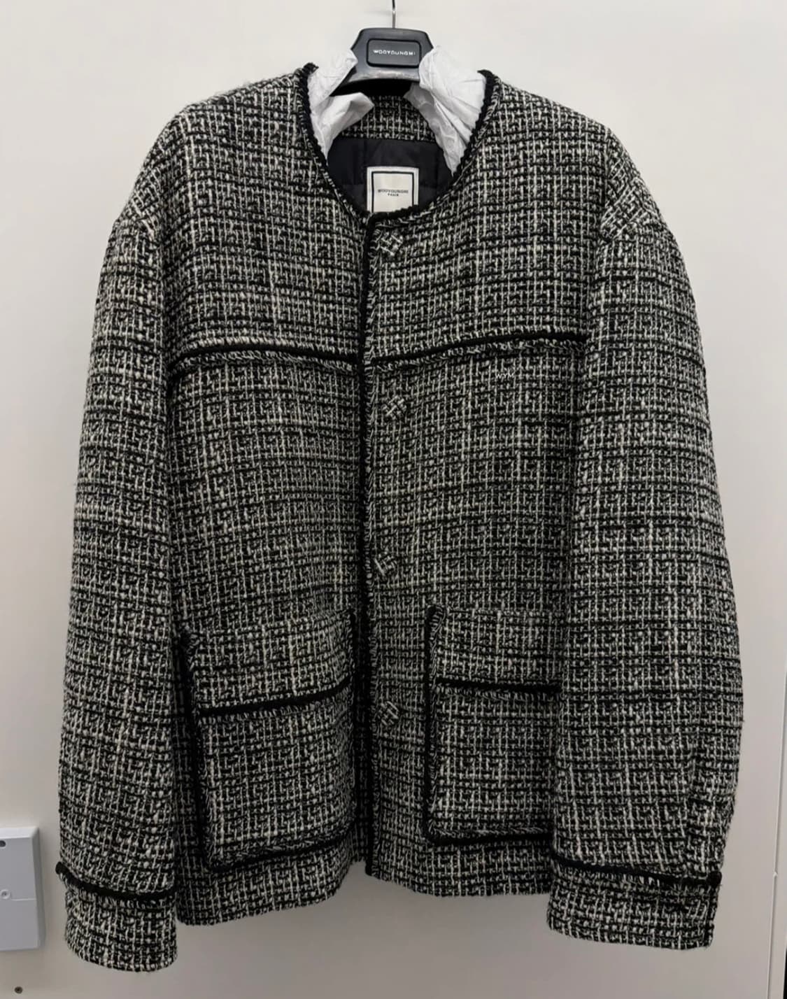 24FW 우영미 멀티 트위드 자켓 50 (택,옷걸이 풀셋⭕️) 상품이미지4