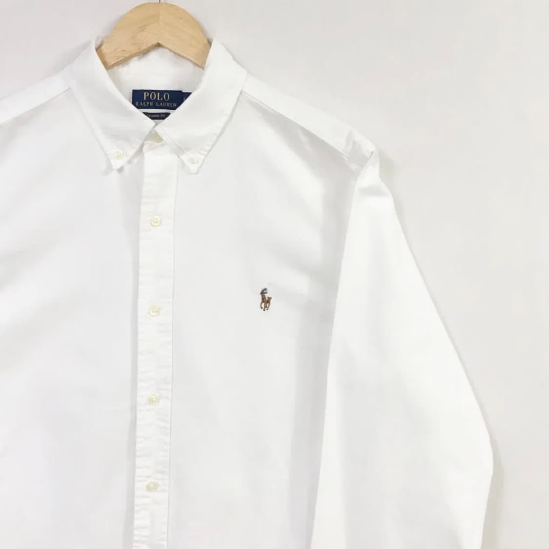 XL 폴로 화이트 셔츠 상품이미지1