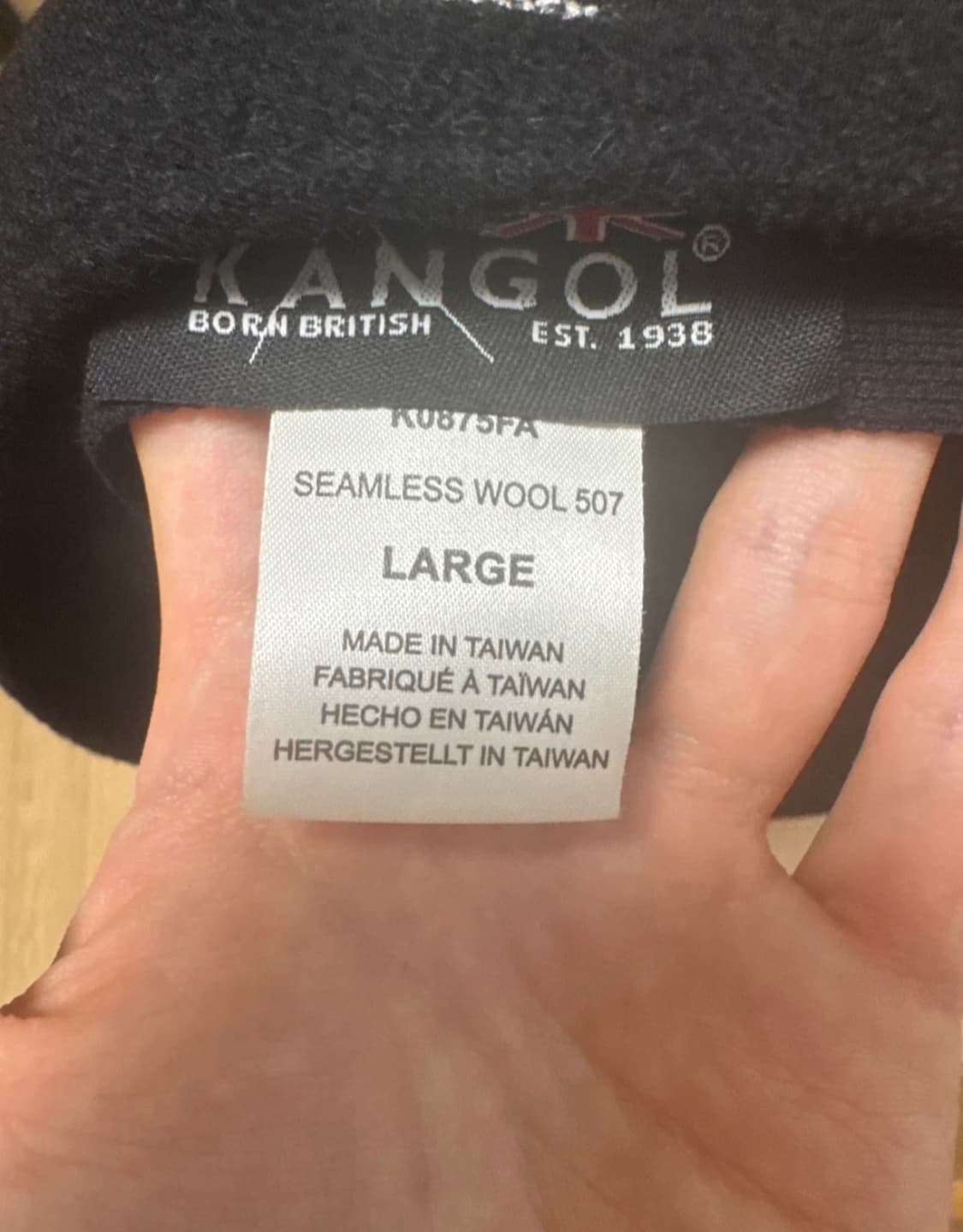 캉골 헌팅캡 블랙 L 상품이미지2