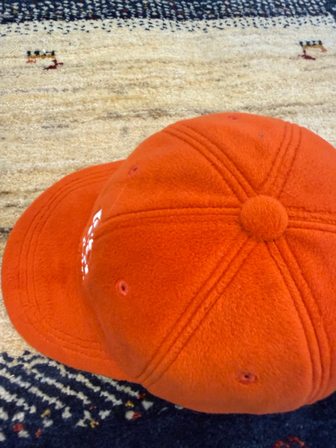 플리스 볼캡 오렌지 상품이미지4