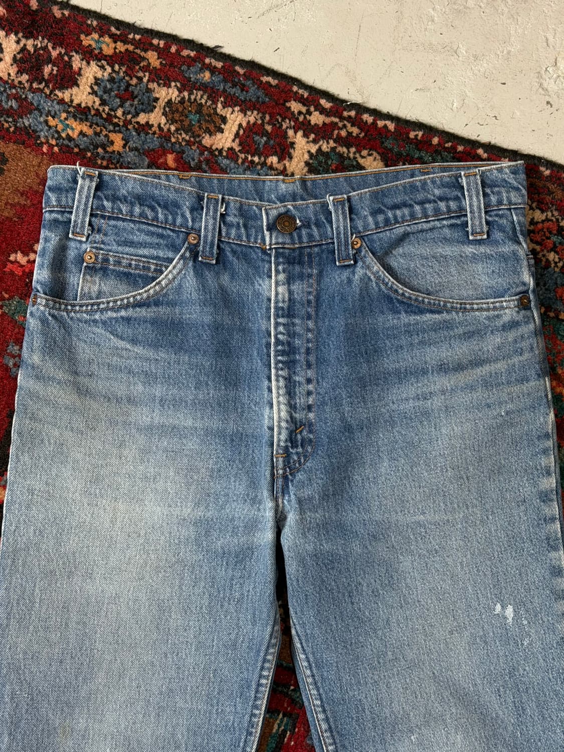 80's USA 빈티지 리바이스 517 오렌지탭 부츠컷 상품이미지5