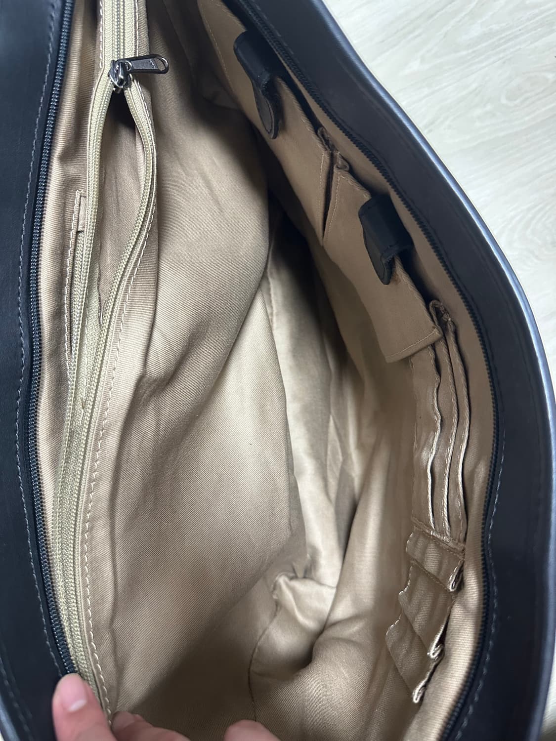 L.L.Bean 엘엘빈 블랙 레더 토트백 상품이미지6