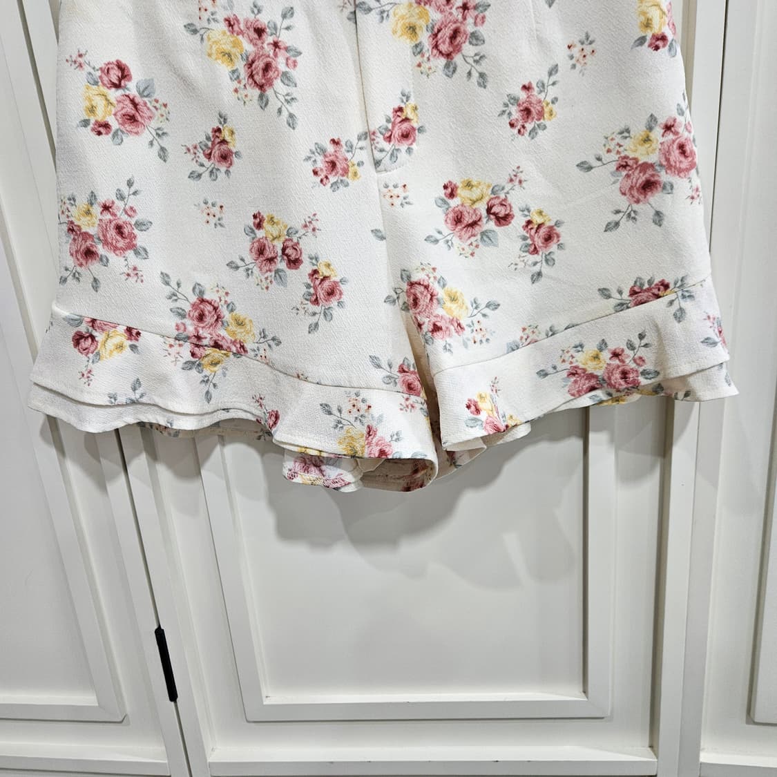 플라워 패턴 반바지 프릴 숏팬츠 상품이미지2