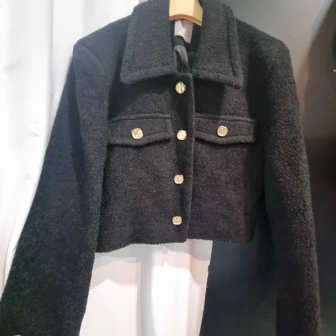 글로우앤님프 울100% 숏 자켓 상품이미지1