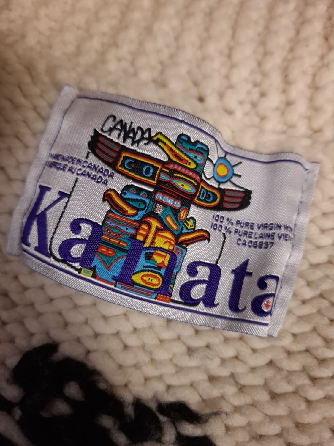 오리지날 캐나다제조 카나타 노르딕 울 코위찬 가디건 상품이미지4