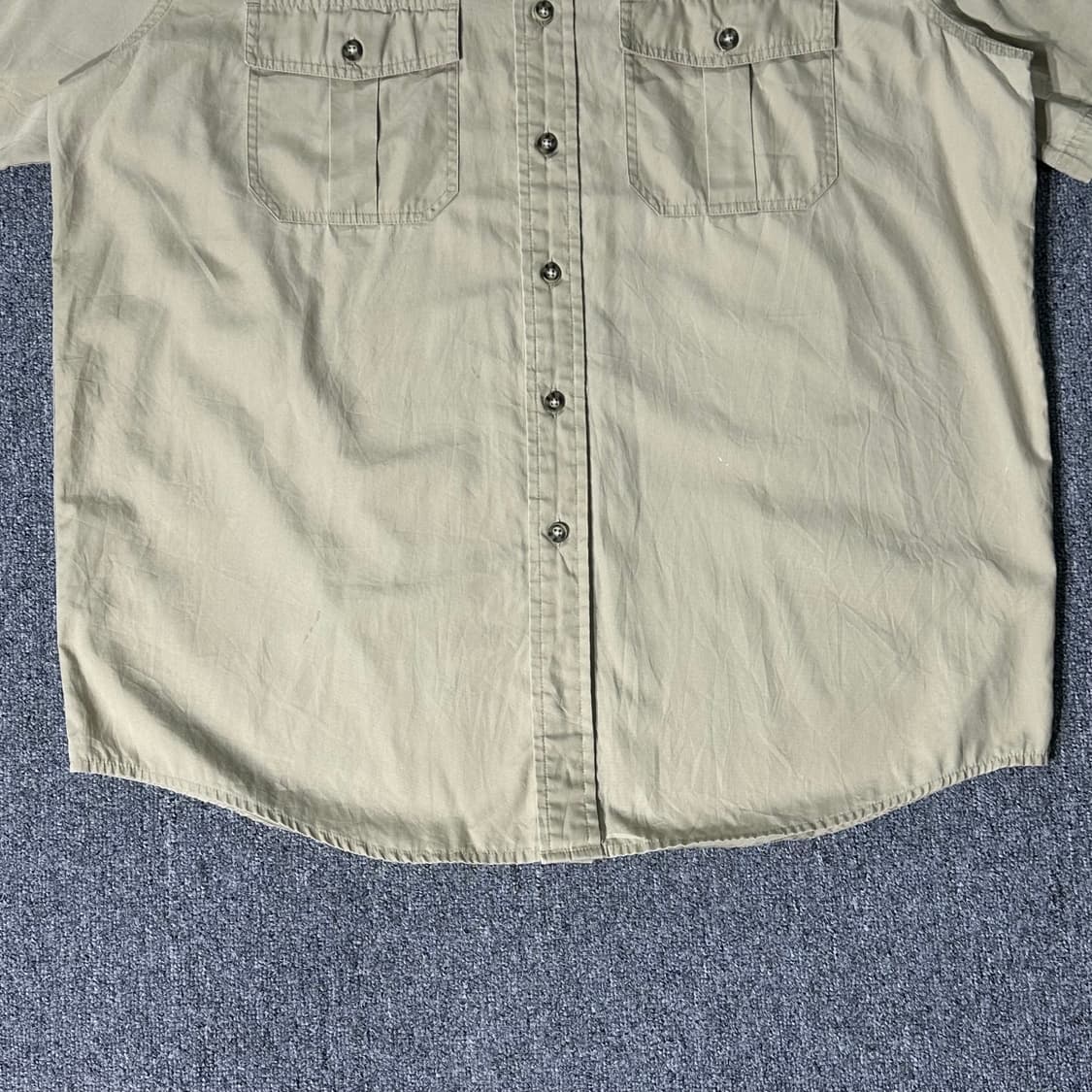 L.L.BEAN. 엘엘빈 하프셔츠 베이지(L/old-7587) 상품이미지5