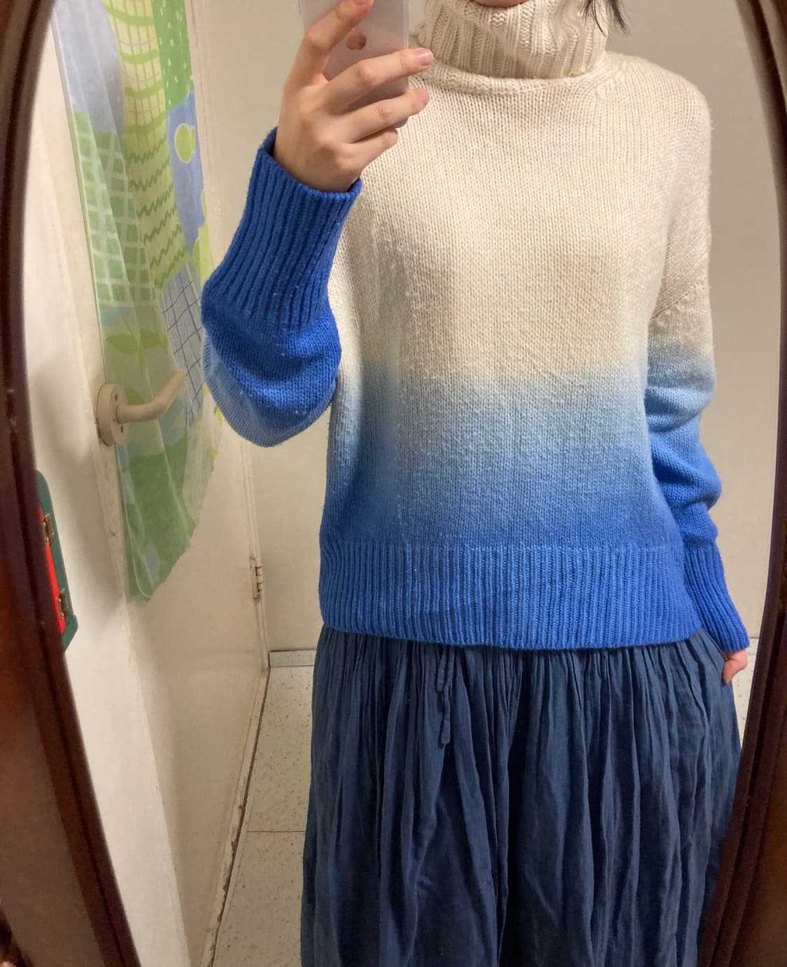 그라데이션 목 니트 ❄️ 상품이미지2