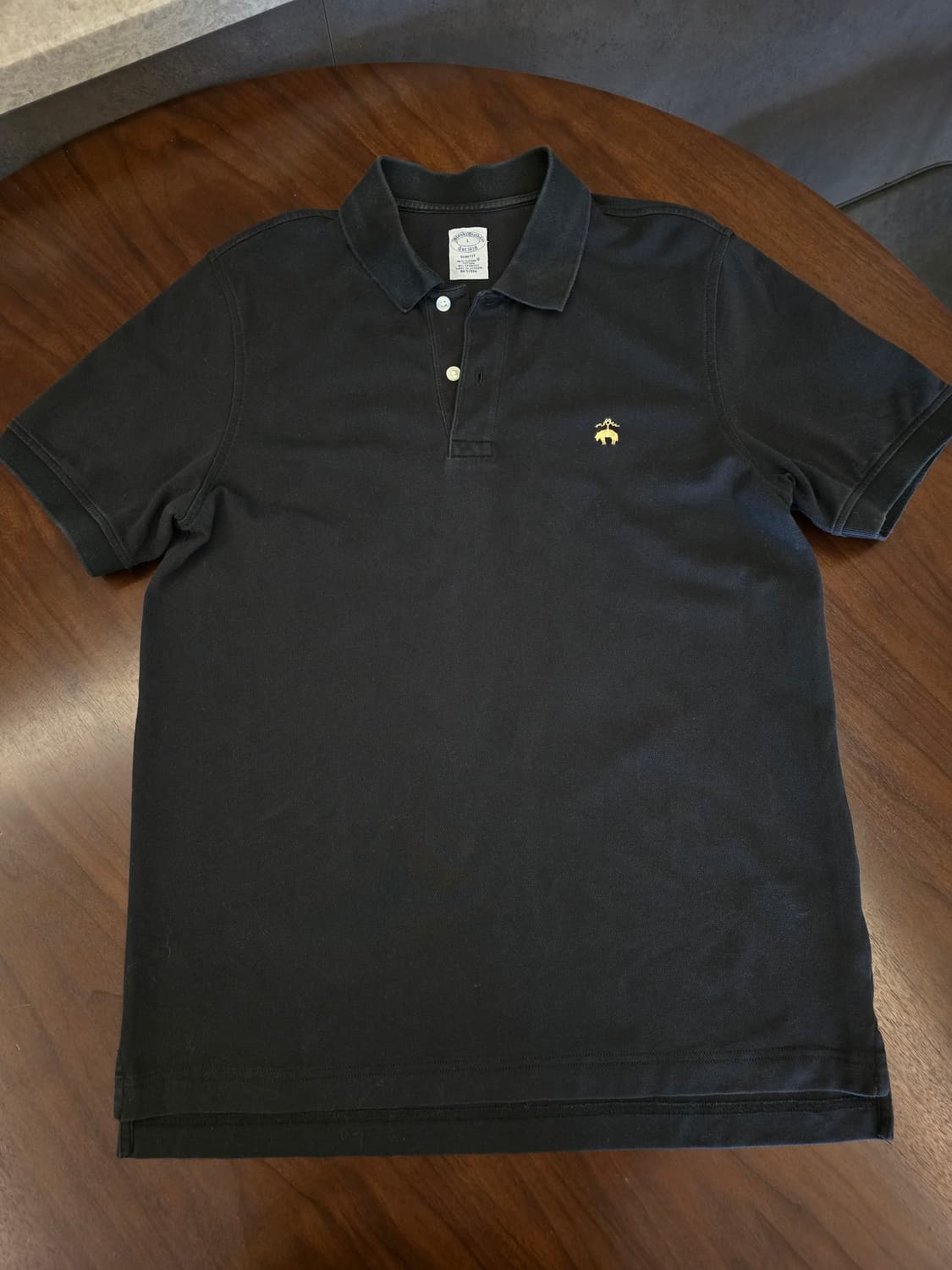 브룩스브라더스 수피마 폴로 블랙 슬림 L 상품이미지1