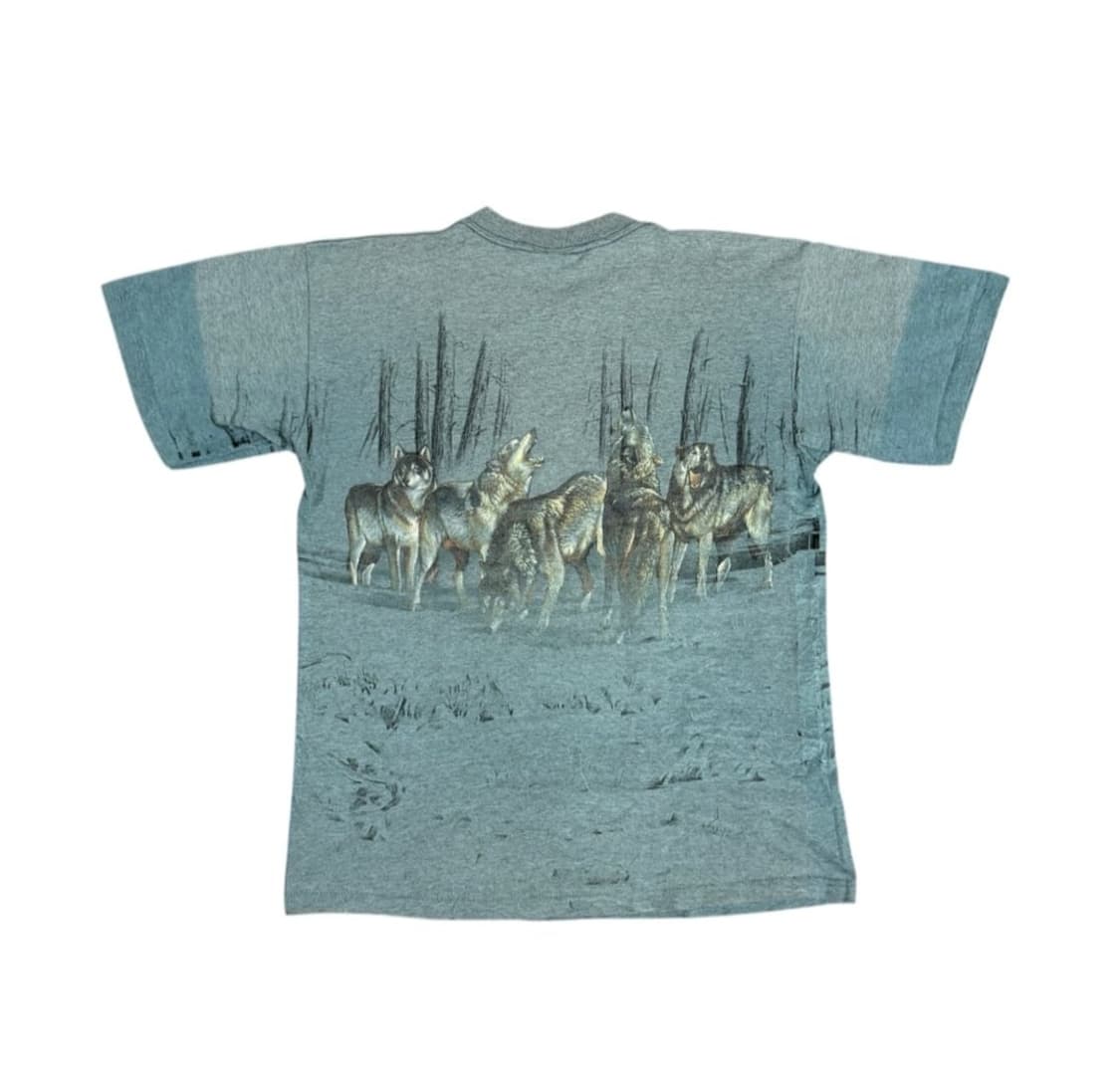 Vintage 90s Wolf AOP Tee 상품이미지2