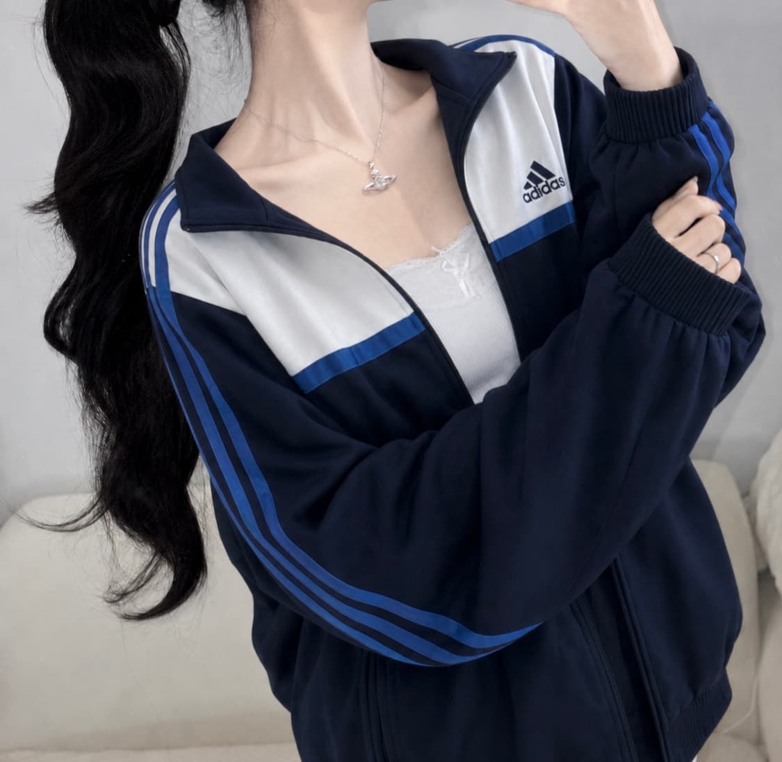 🐰아디다스 돌고래 포카리 여리 져지🩵 상품이미지1