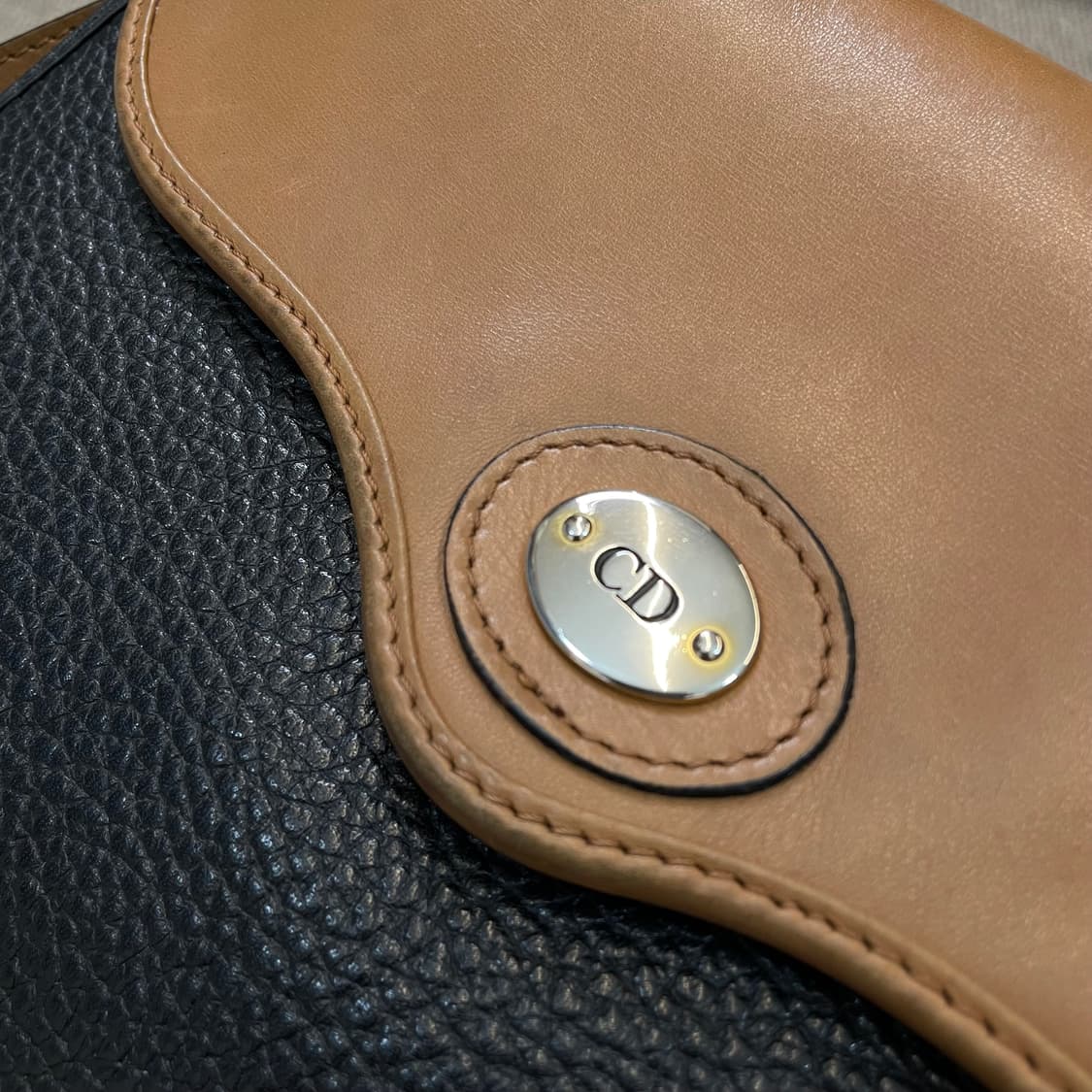vintage Christian Dior 디올 빈티지 레더 백 상품이미지2