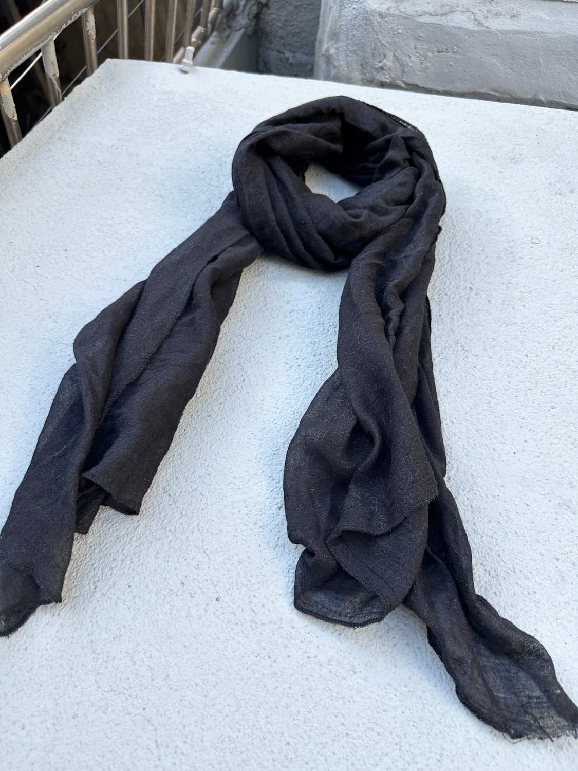 NONE faint pattern vintage scarf 상품이미지1