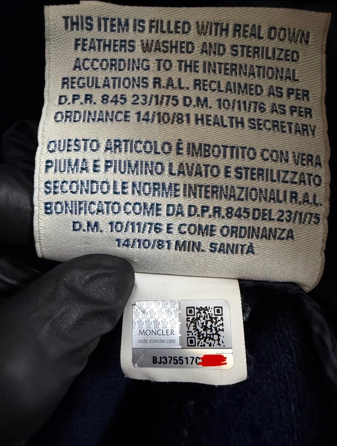 몽클레어 정품 여성 캐시미어 니트패딩 가디건 상품이미지8