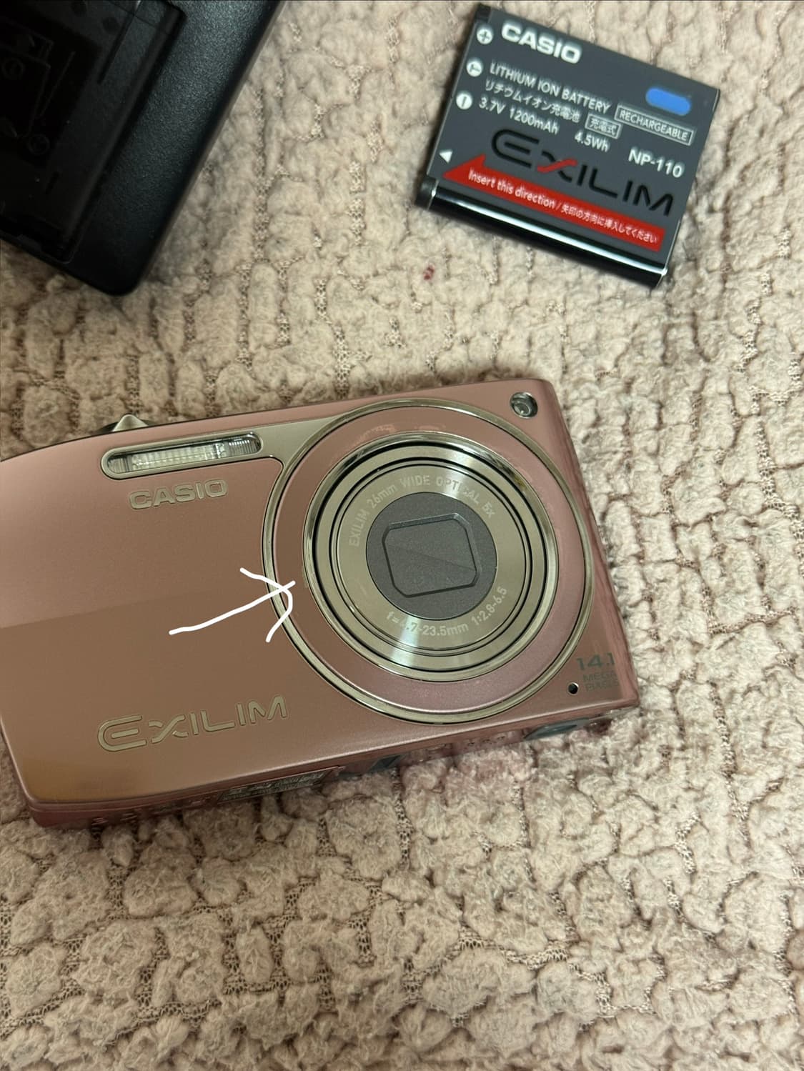 (외관 준민트급) 카시오 엑슬림 ex-z2000 핑크 디카 상품이미지6