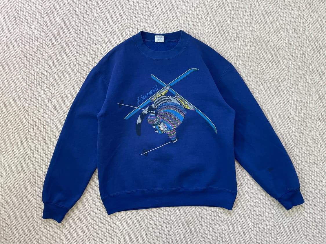 크레이지셔츠 usa 하와이 스키 베어 스웻셔츠 상품이미지1