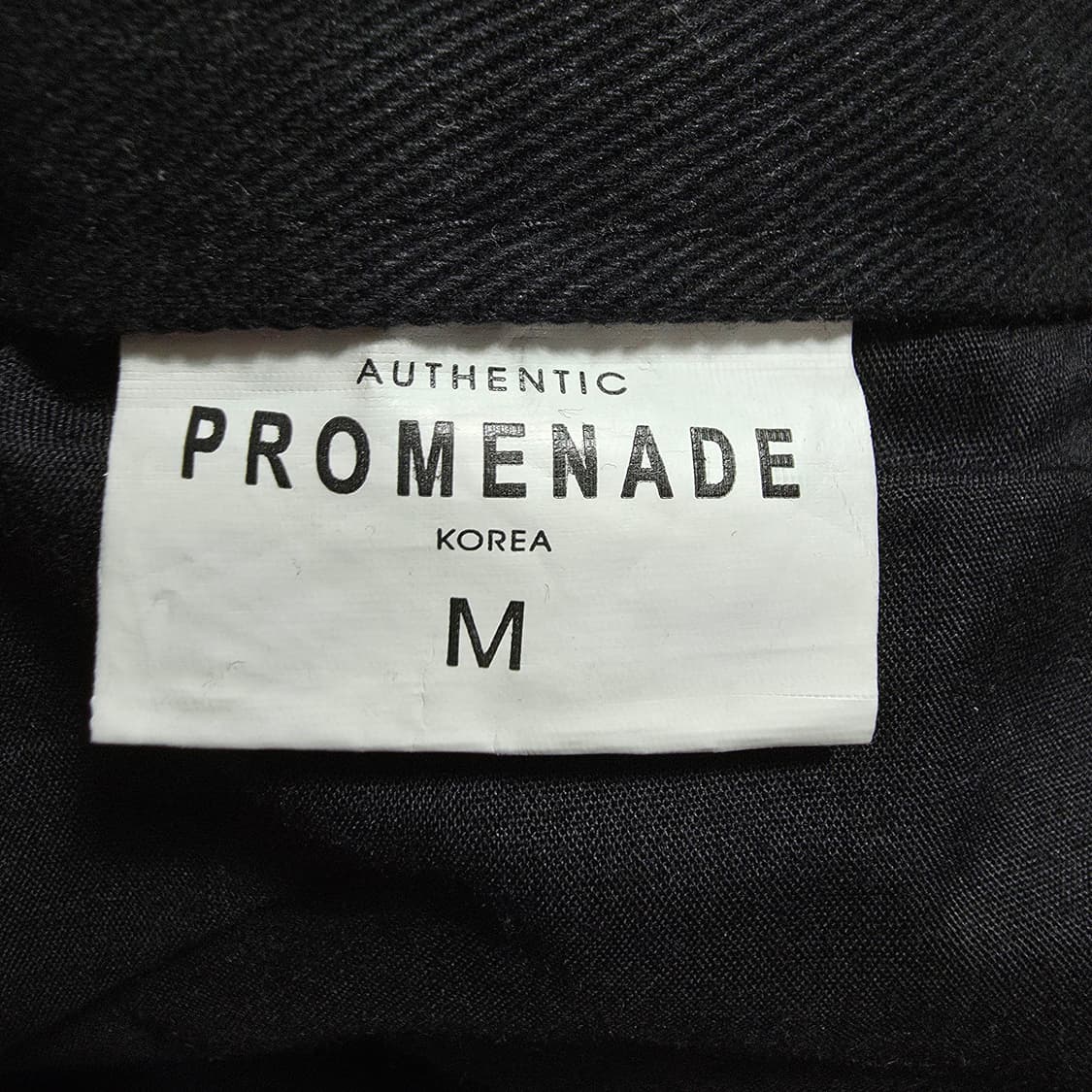 (M)공용 프로메나드 블랙 와이드 팬츠 상품이미지4