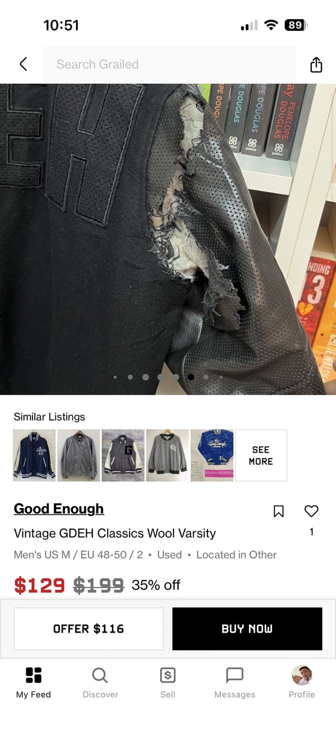 good enough Fujiwara Hiroshi 바시티자켓sizeL 상품이미지8