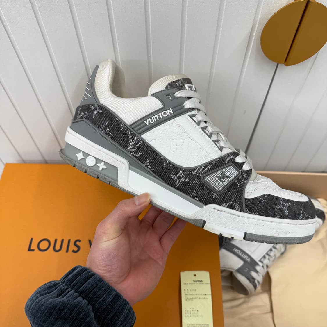 [25년/7사이즈] 루이비통 신상 데님 스니커즈 상품이미지5