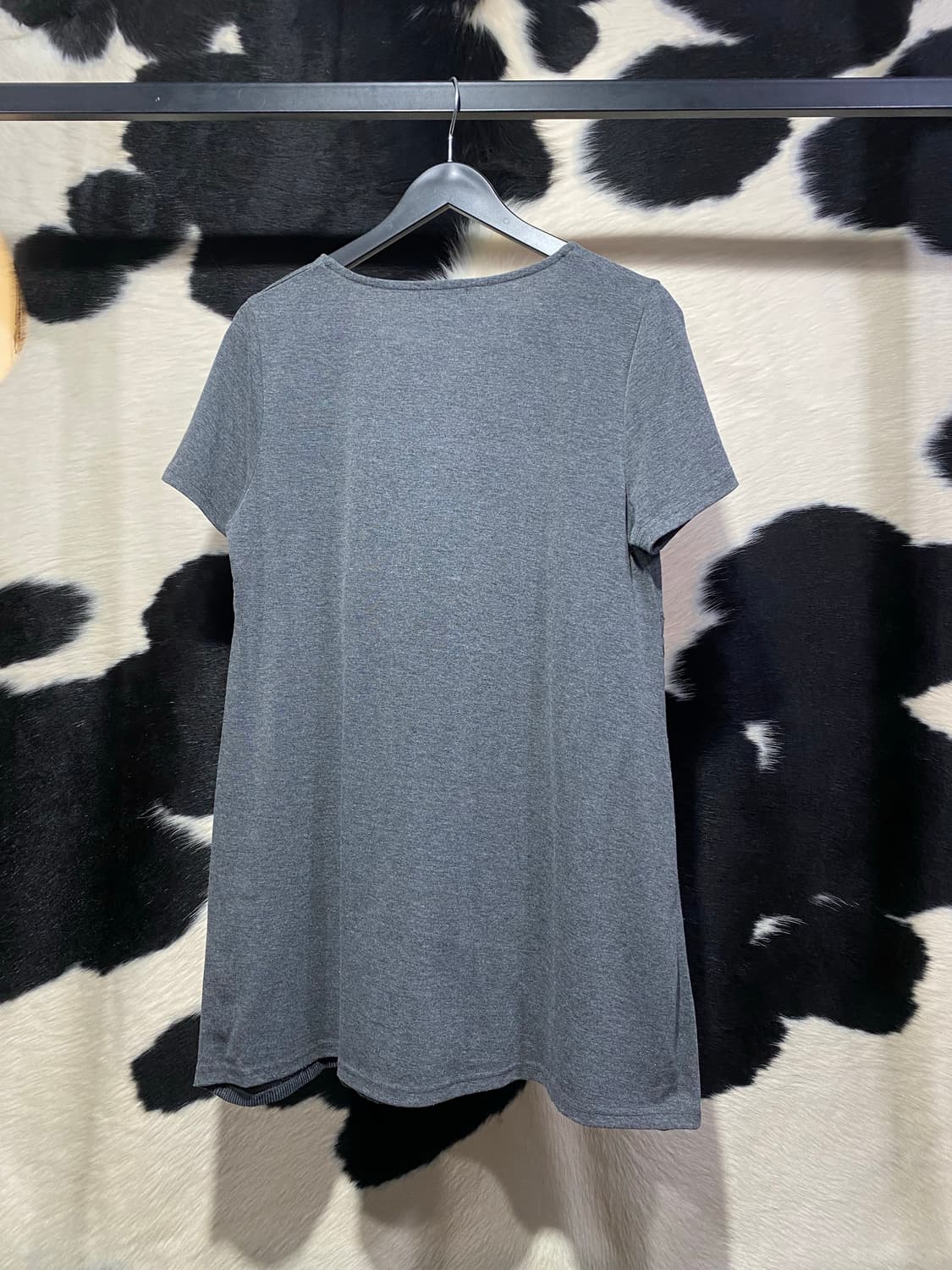 Royal flower 모리st 배색 롱 티셔츠 상품이미지5