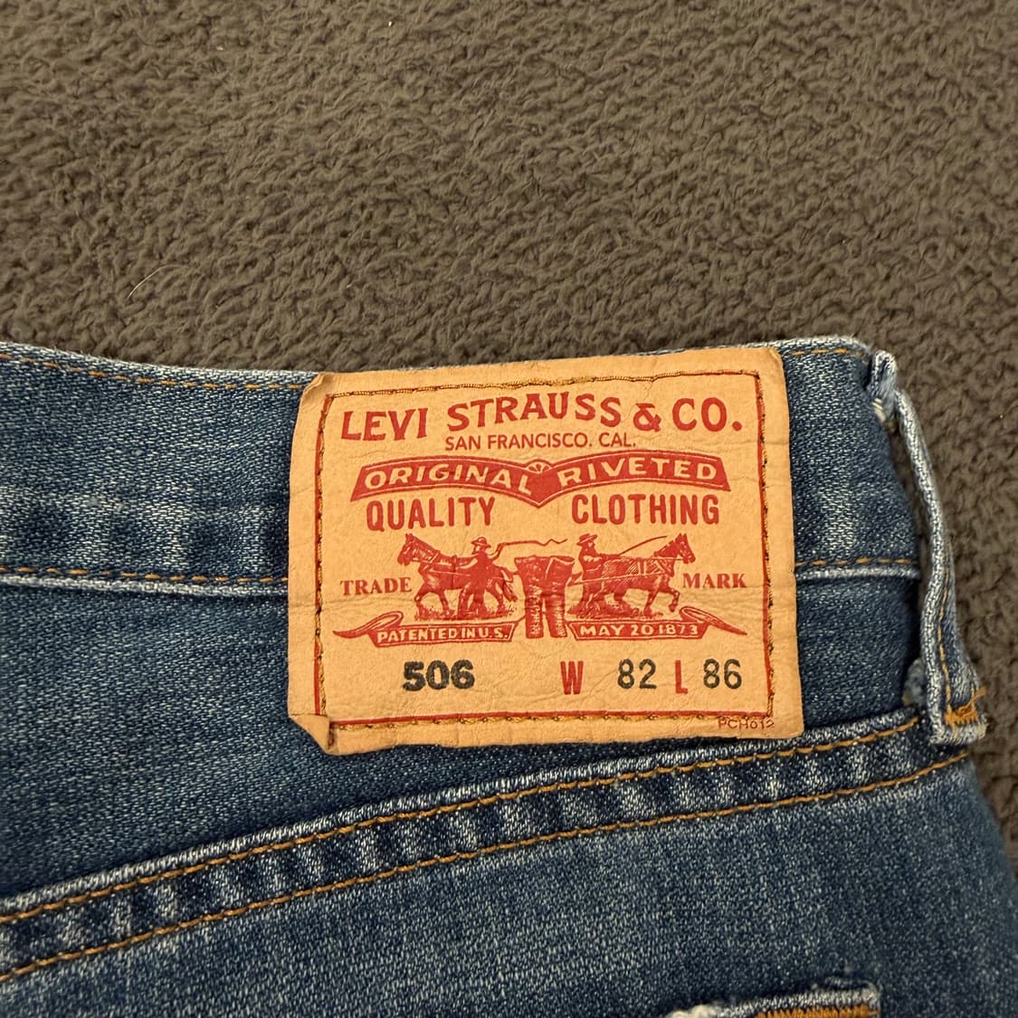 [ 정품/82X86 ] 리바이스 506 데님 청바지 상품이미지4