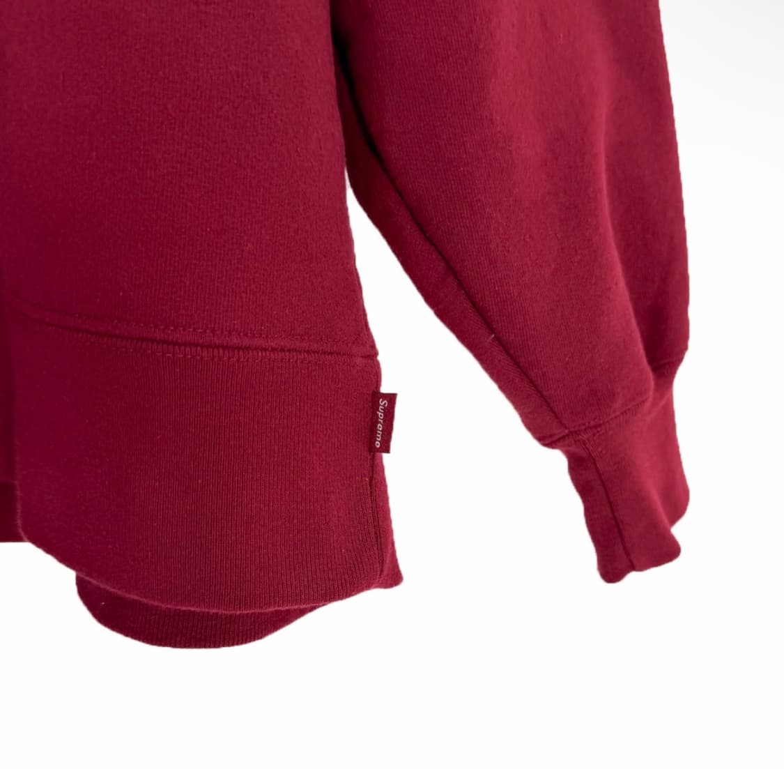[XL] 슈프림 박스로고 크루넥 스웨트 셔츠 맨투맨 티셔츠 카디널 버건디 상품이미지8