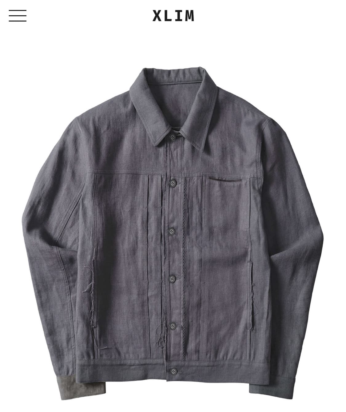 (L) xlim EP.7 09 JACKET gray 상품이미지1