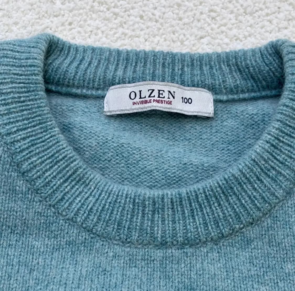 100 올젠 울 니트 티셔츠  상품이미지3