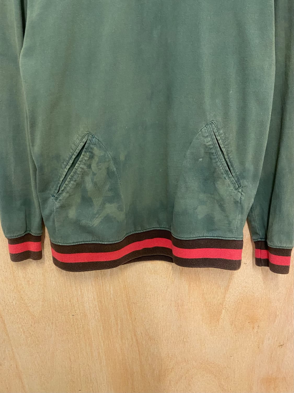 STUSSY bleach washed collar t-shirts 스투시 상품이미지4